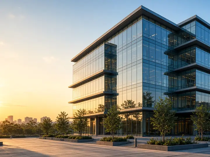 Modern office building